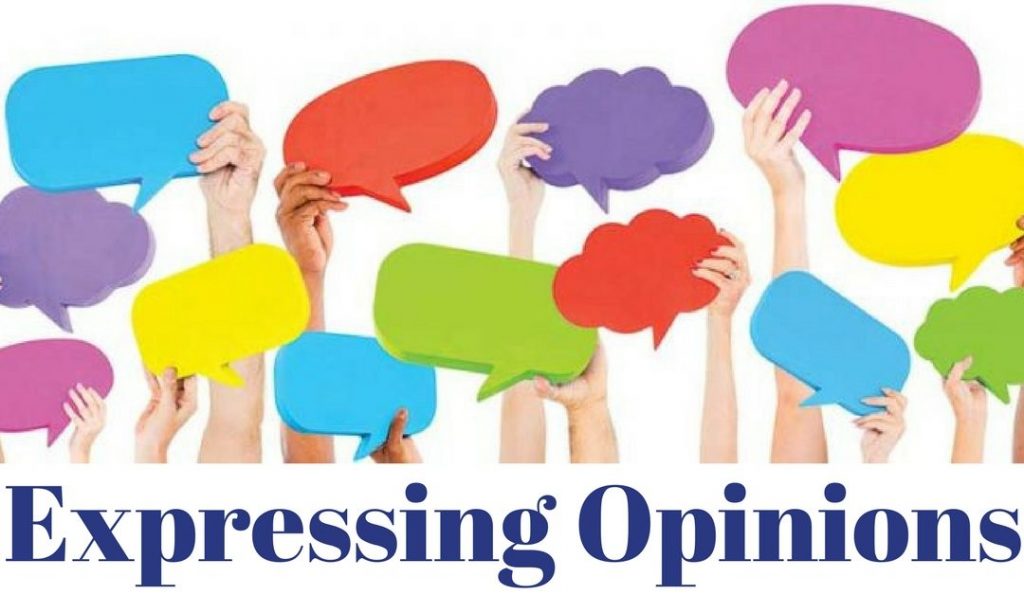 Exprimer vos opinions et apprenez l'anglais