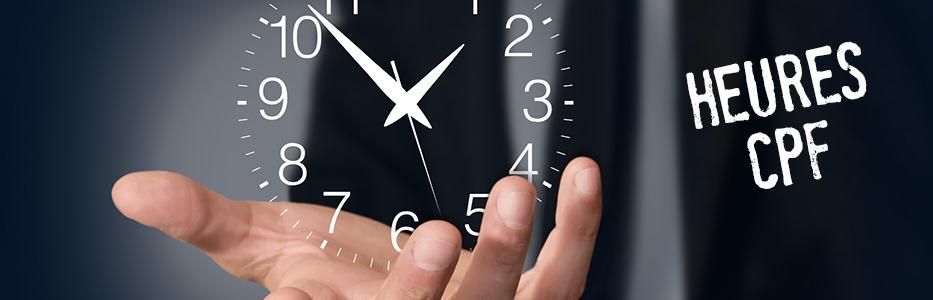 Heures du compte personnel de formation